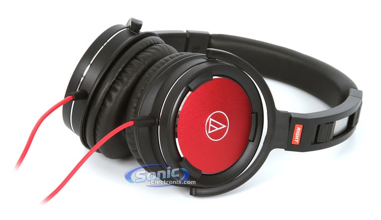 Audio Technica ATH-WS55BRD - Black/Red Open Box Image 14