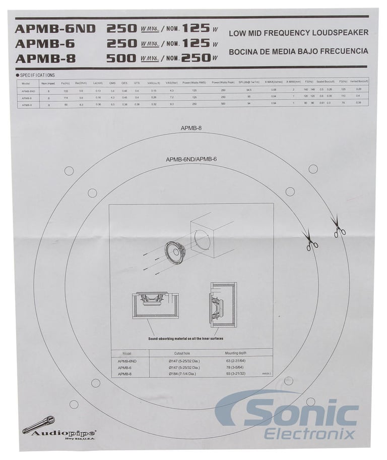 Audiopipe APMB-6 Image 4