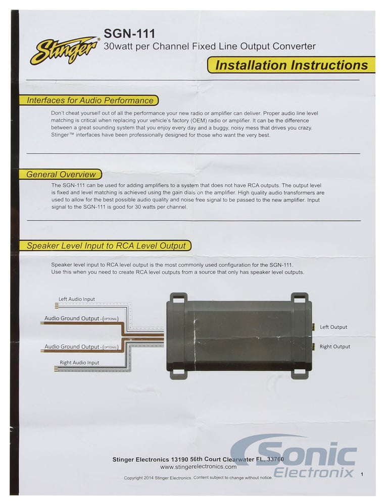 Stinger SGN111 Image 3