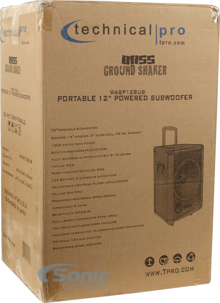 Technical Pro WASP12SUB Image 9