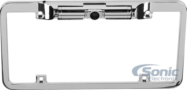 License Plate Camera CCD Lens With Chrome Frame Image 1