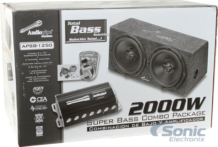 Audiopipe APSB-1250 Open Box Incomplete Image 12