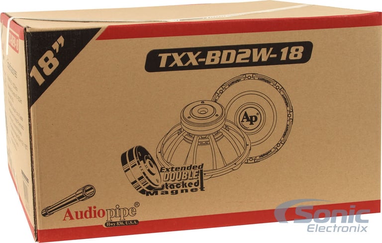 Audiopipe TXX-BD2W-18 Open Box Complete Image 9