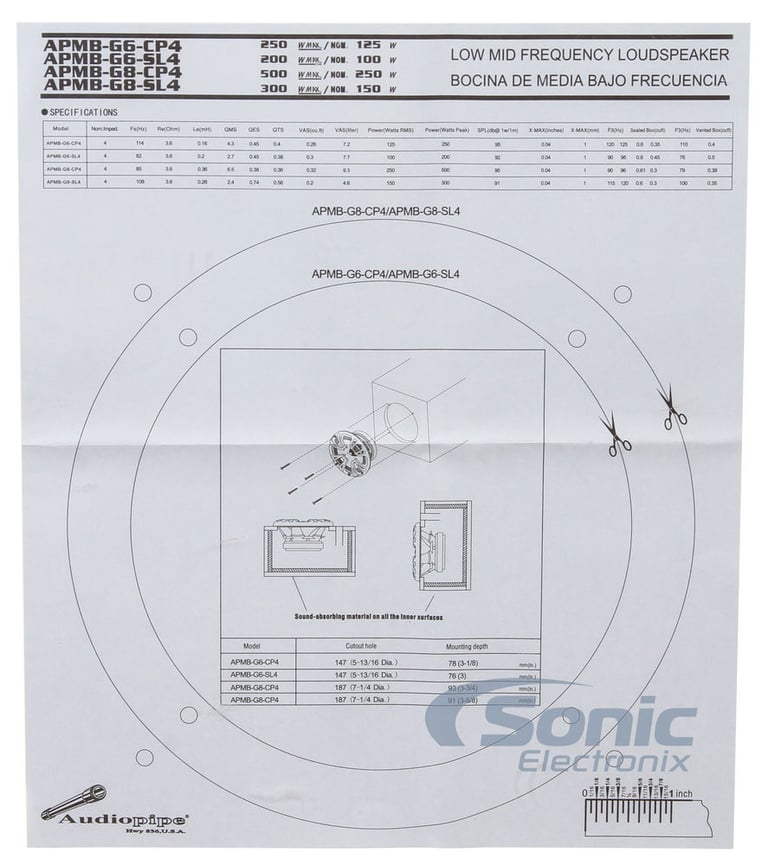 Audiopipe APMB-G6-SL4 Image 6