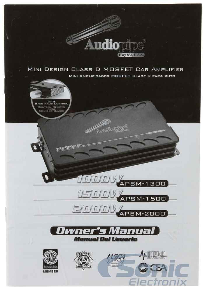 Audiopipe APSM-2000 Image 10