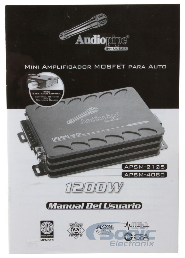 Audiopipe APSM-4080 Image 7