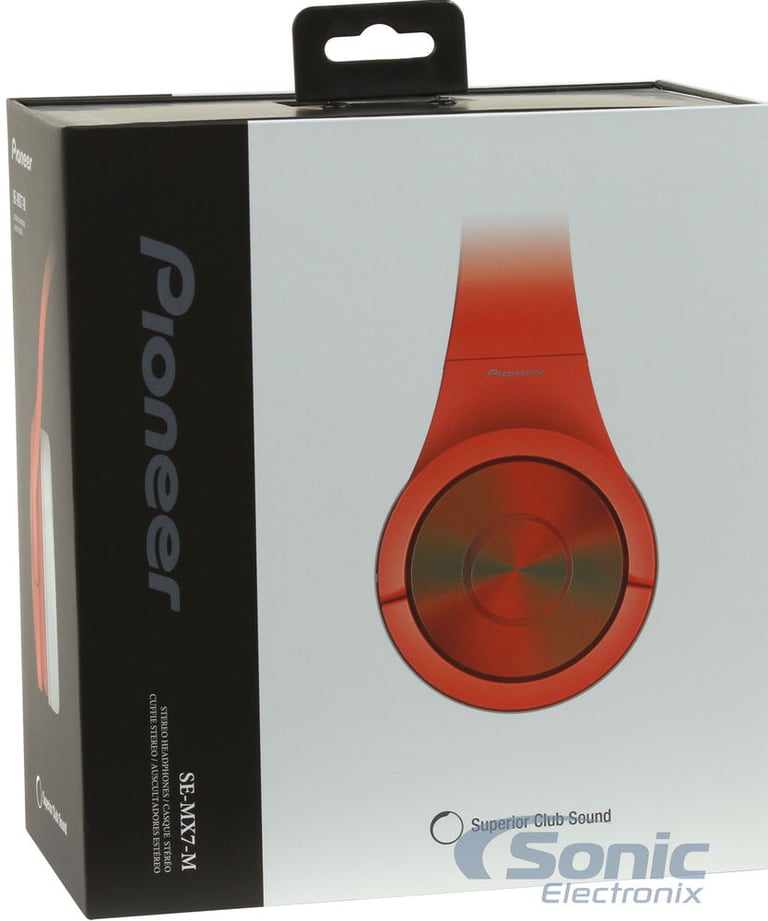 Pioneer Superior Club Sound Headphone SE-MX7-M (Orange) Image 9