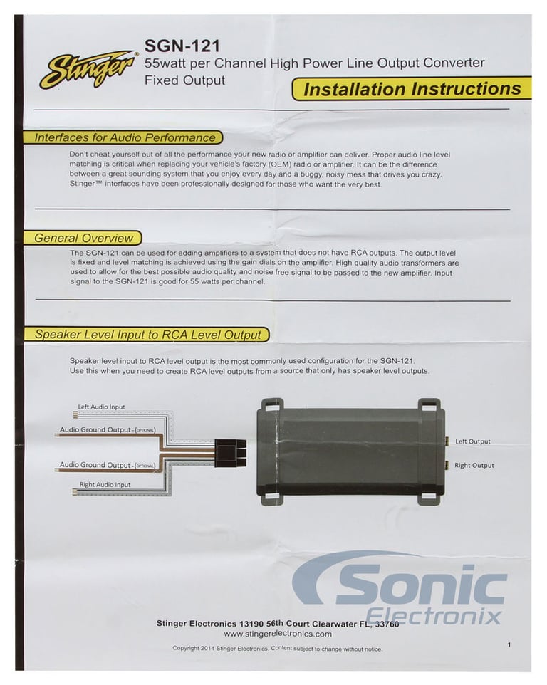 Stinger SGN121 Image 4