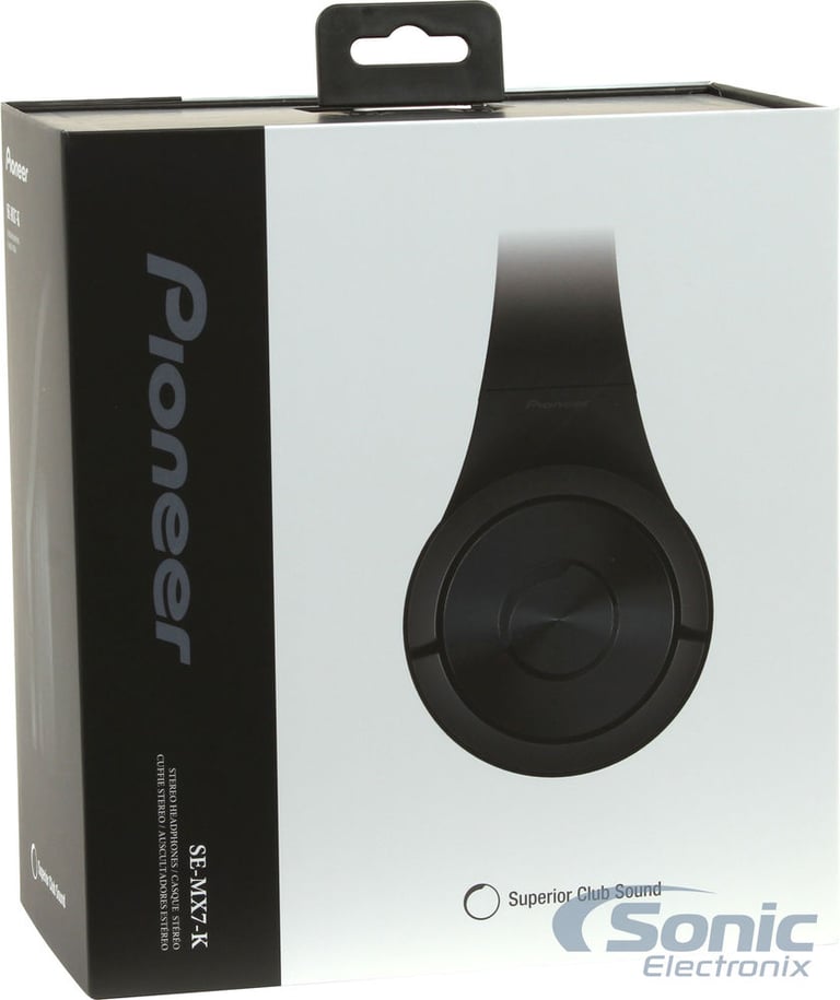 Pioneer Superior Club Sound Headphone SE-MX7-K (Black) Image 10