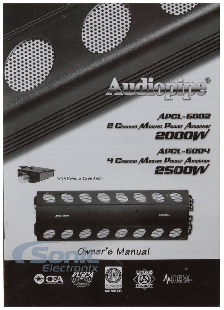 Audiopipe APCL-6004 Image 7