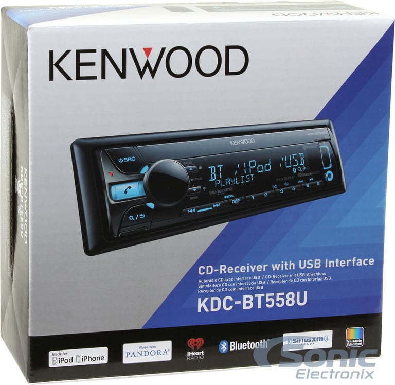 Kenwood KDC-BT558U (Ships as KDC-BT562U) Image 9