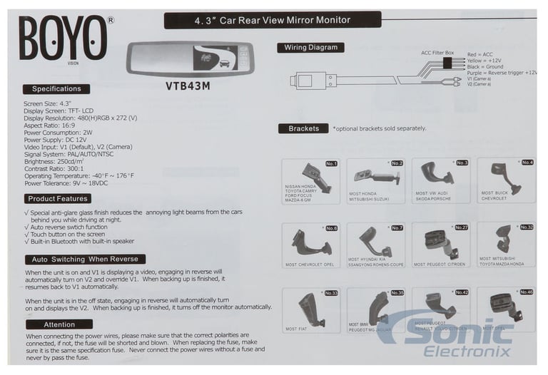 BOYO Vision VTB43M Image 5