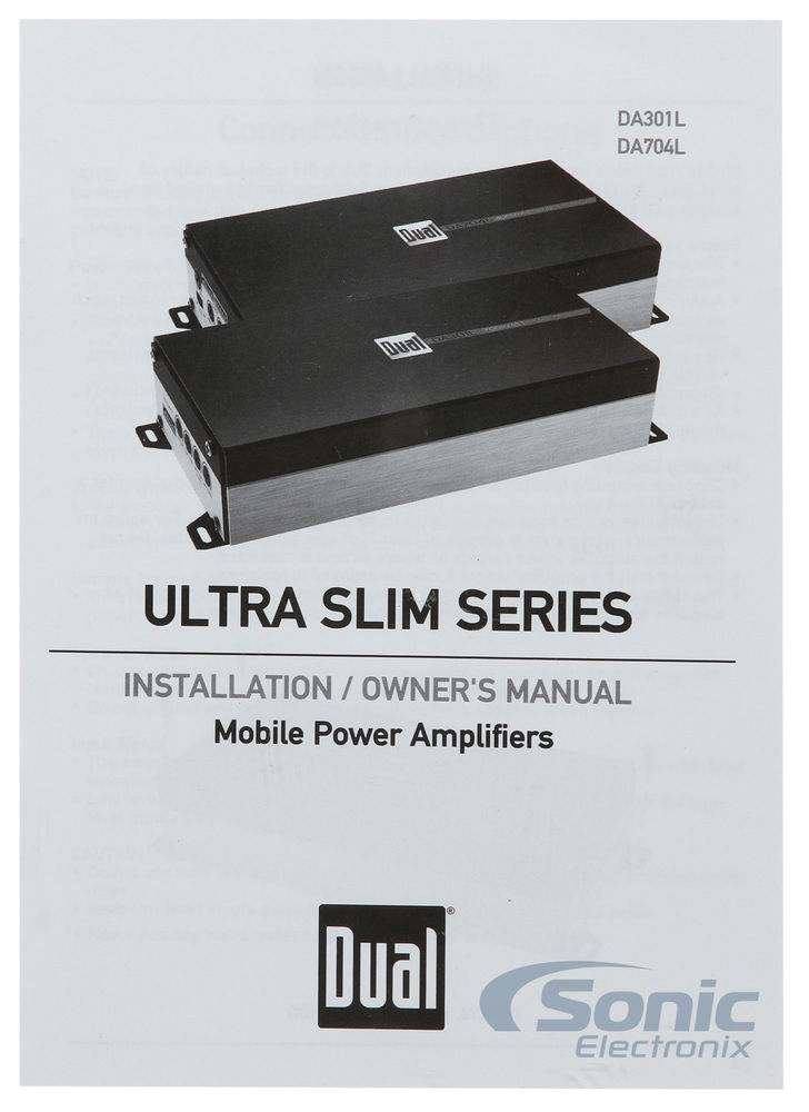 Dual DA301L (Great for Powersports, UTV, ATV, Motorcycles) Image 7