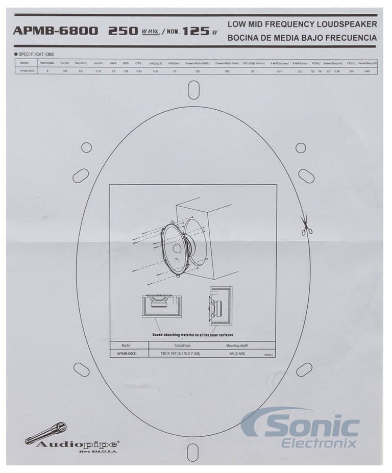 Audiopipe APMB-6800 Image 6