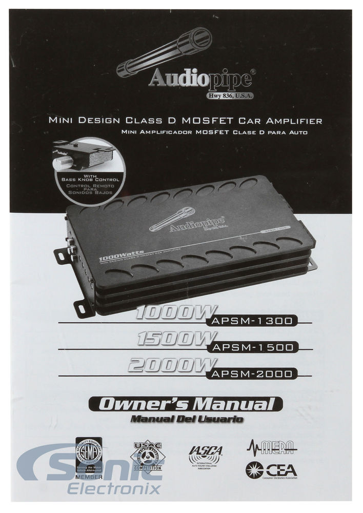 Audiopipe APSM-1500 Image 7