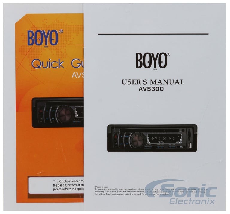 BOYO Vision AVS300 Image 10