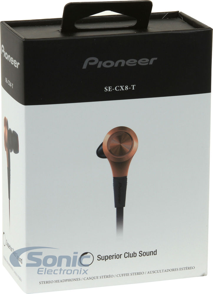 Pioneer Superior Club Sound Headphone SE-CX8-T (Copper) Image 9