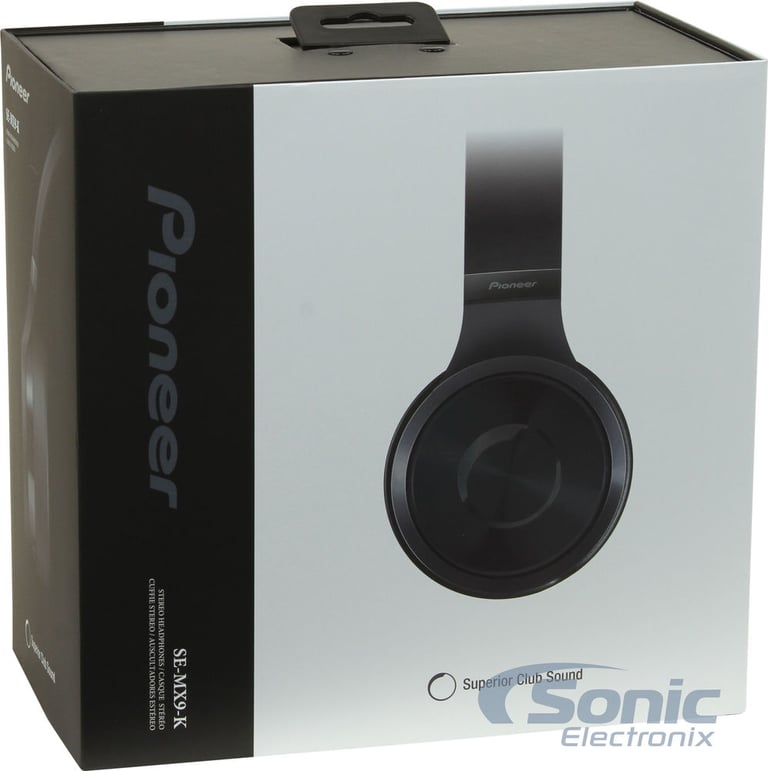Pioneer Superior Club Sound Headphone SE-MX9-K (Black) Image 12
