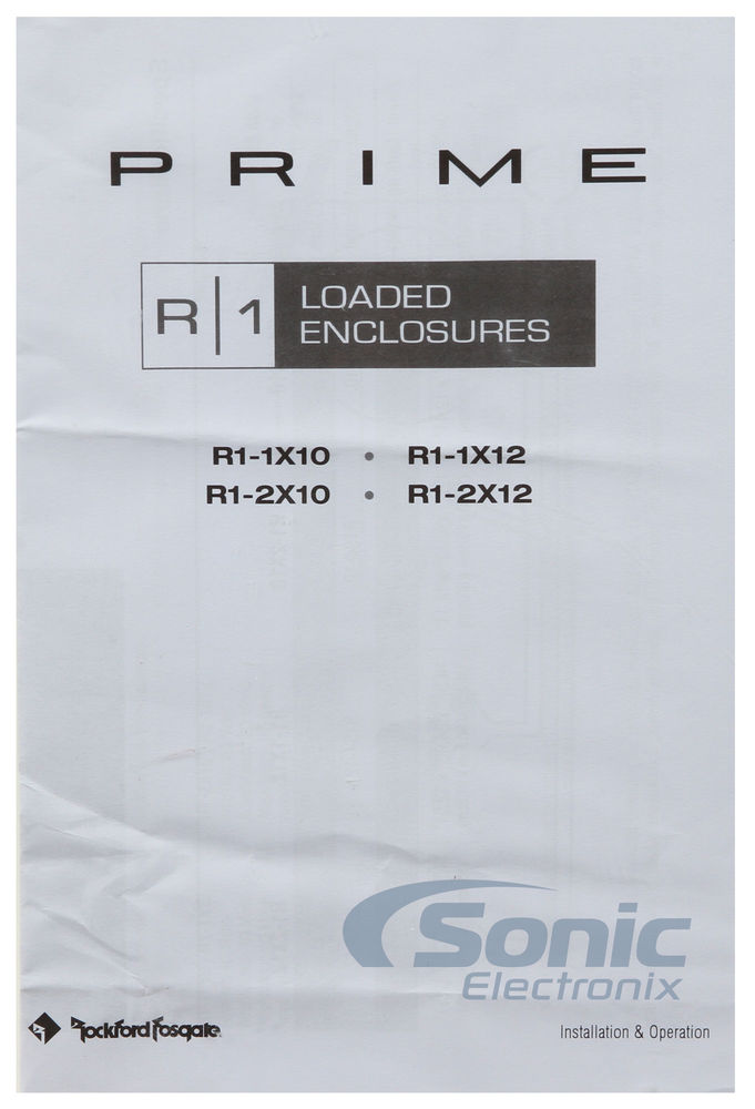 Rockford Fosgate Prime R1-2X12 Image 6