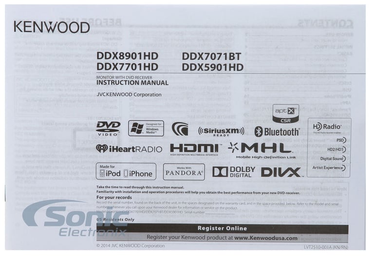 Kenwood DDX7701HD- OPEN BOX Image 7