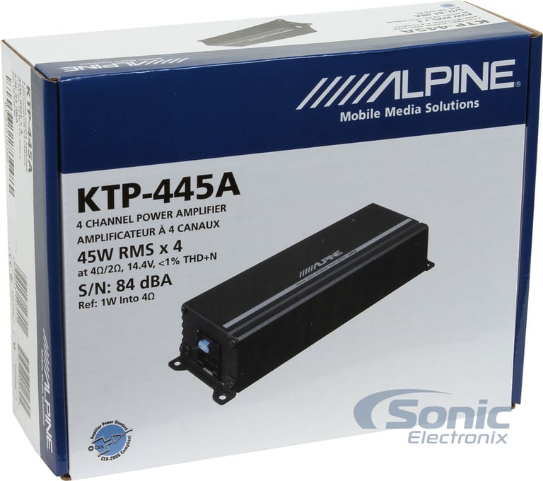 Alpine KTP-445A (Open Box, Great) Image 7