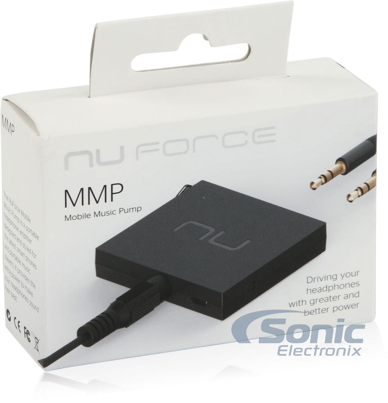 Sennheiser Momentum (Smart Black) + NuForce MMP Mobile Music Pump Black Image 7