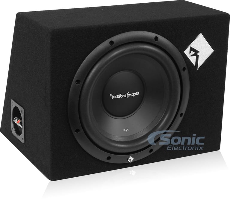 Rockford Fosgate Prime R1-1X10 400W Loaded Enclosure Image 1