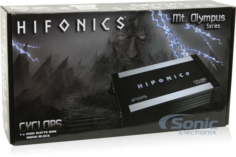 Hifonics Cyclops 3K OPEN BOX COMPLETE Image 9