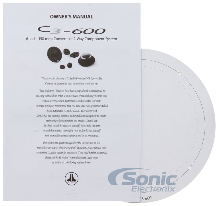 JL Audio C3-600 (Open Box, Like New) Image 11