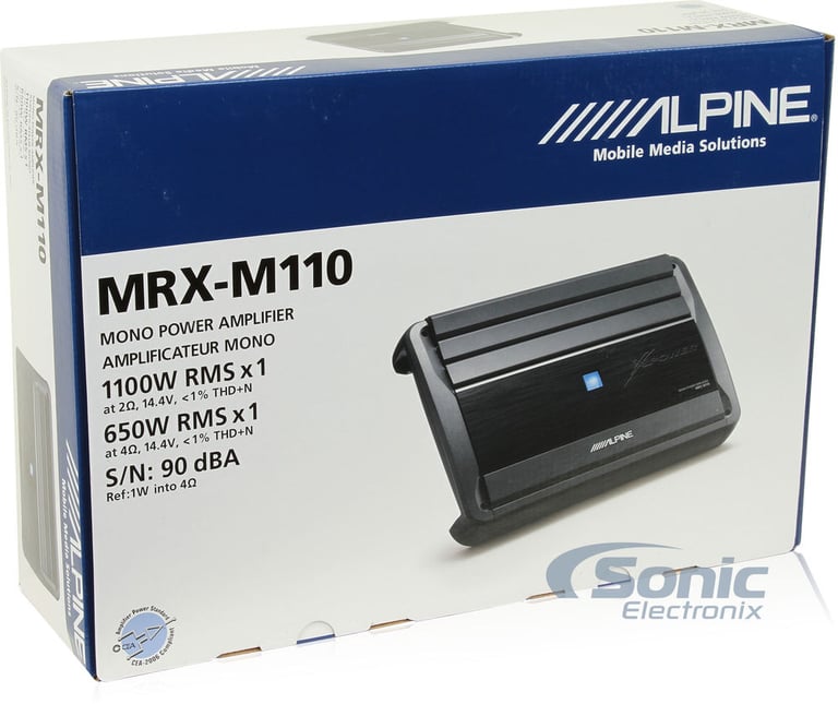 Alpine MRX-M110 - Open Box, Good Condition Used Image 9