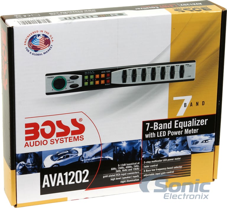 Boss AVA-1202 7-Band Graphic Equalizer Image 5