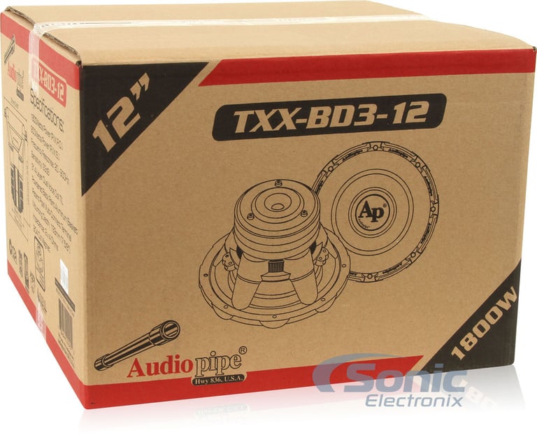 Audiopipe TXX-BD3-12 LIKE NEW DAMAGED PACKAGING Image 7