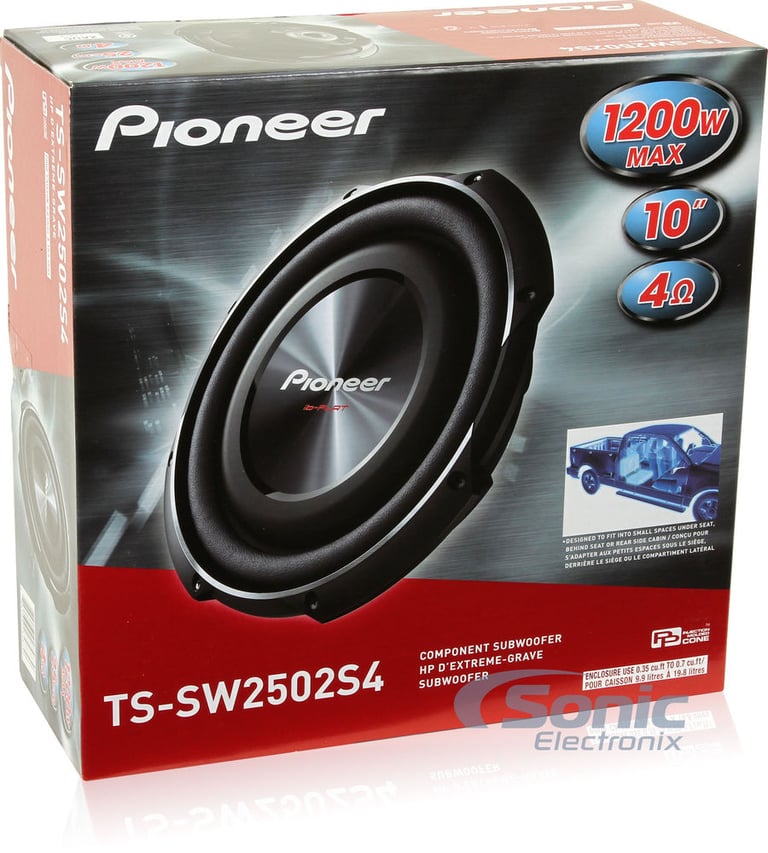 Pioneer TS-SW2502S4 (Open Box, Complete) Image 8