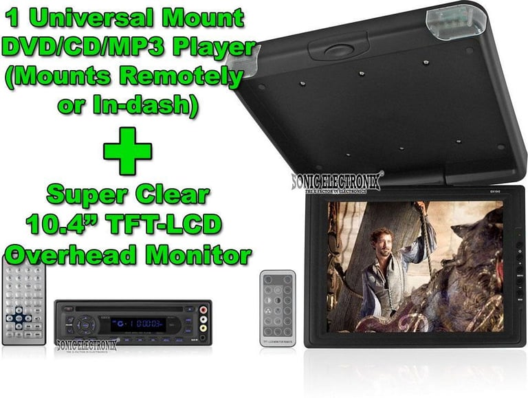 Video Combo: Envy NV-A211 DVD Player + XO Vision GX-1042 10.4" TFT-LCD Monitor Image 1