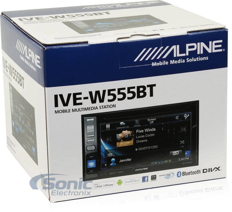 Alpine IVE-W555BT (Open Box, Complete) Image 8