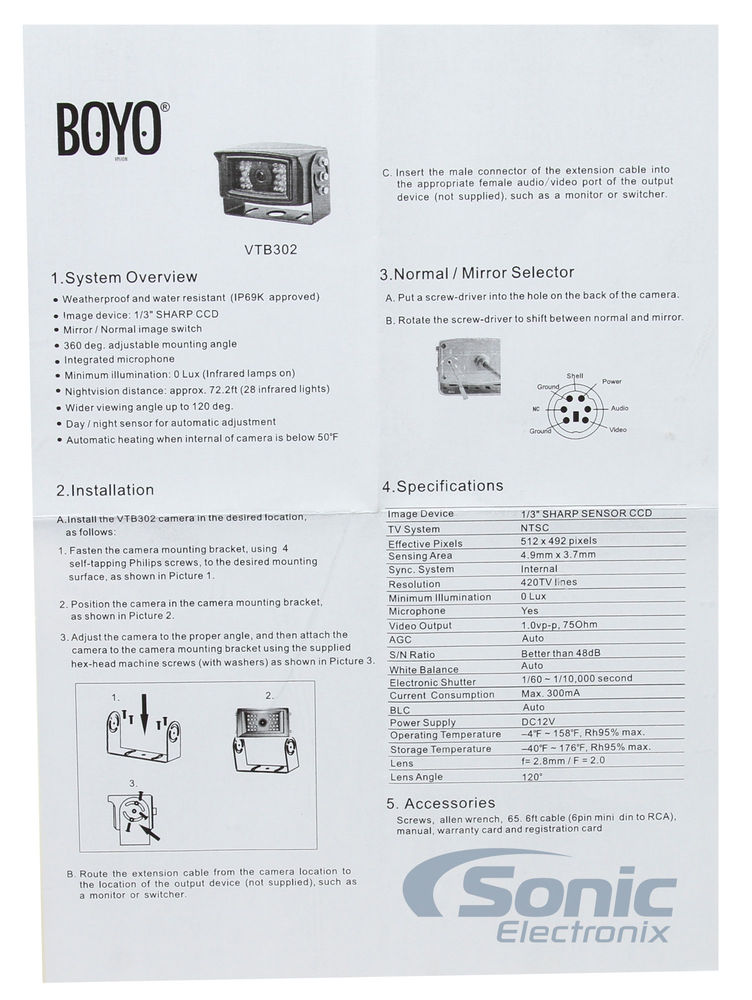 BOYO Vision VTB302 Image 4