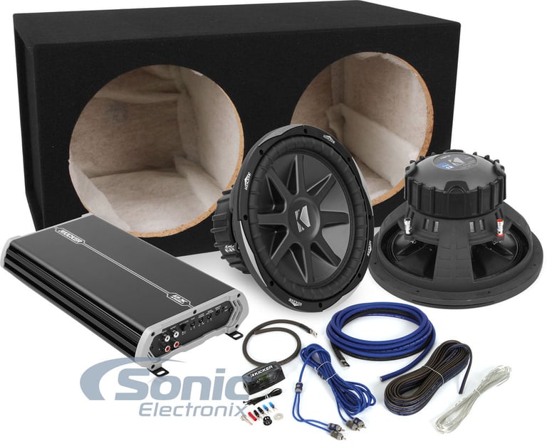 3000W Kicker Bass Package: FREE Dual Sub Box! Image 1