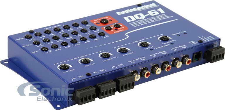 AudioControl DQ-61 BLUE Open Box Complete Image 2