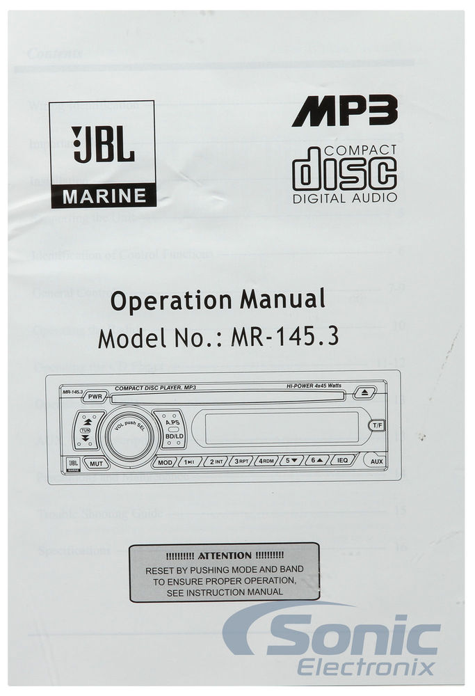 JBL MR145 Image 5