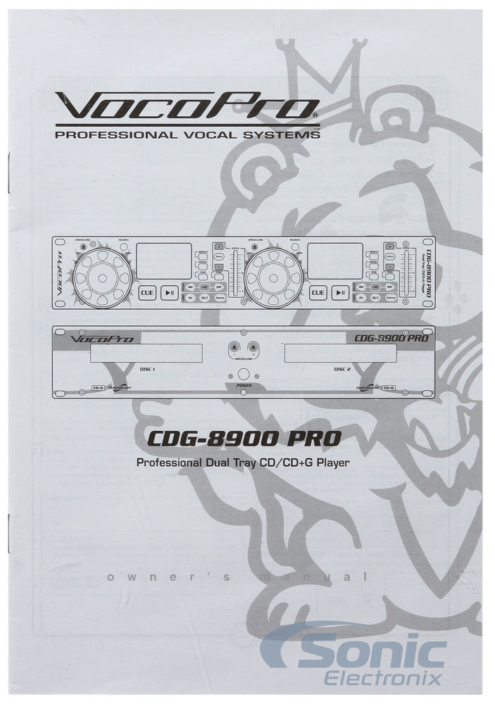 VocoPro CDG-8900 PRO Image 8