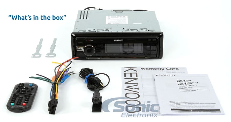 Kenwood eXcelon KDC-X998 Open Box Missing (Good, Used) Image 11