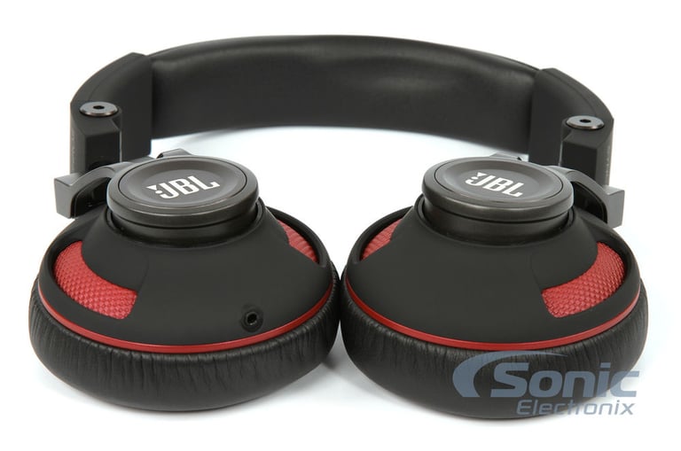 JBL Synchros S300i - Black/Red Image 4