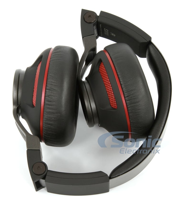 JBL Synchros S300i - Black/Red Image 7