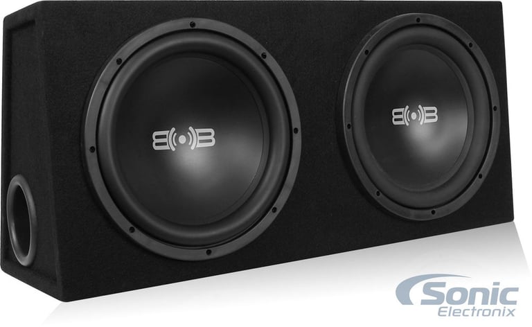 Belva Dual 12" Ported Enclosure + 1800W Monoblock Amp Image 7