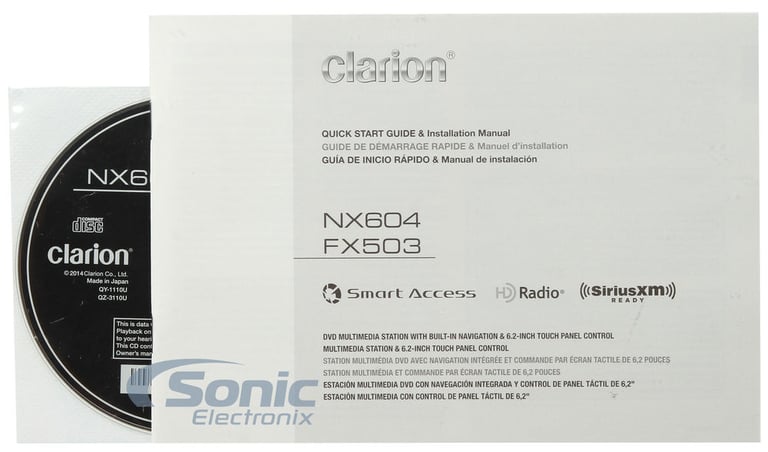 Clarion NX604 - Open Box, Acceptable but Missing part(s) (Used) Image 8