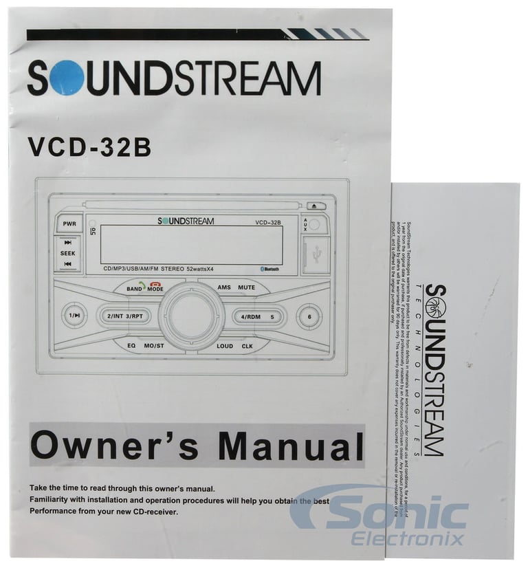 Soundstream VCD-32B Image 8