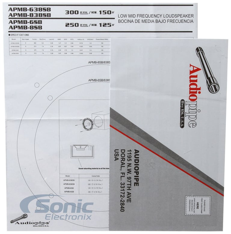Audiopipe APMB-638SB Image 4