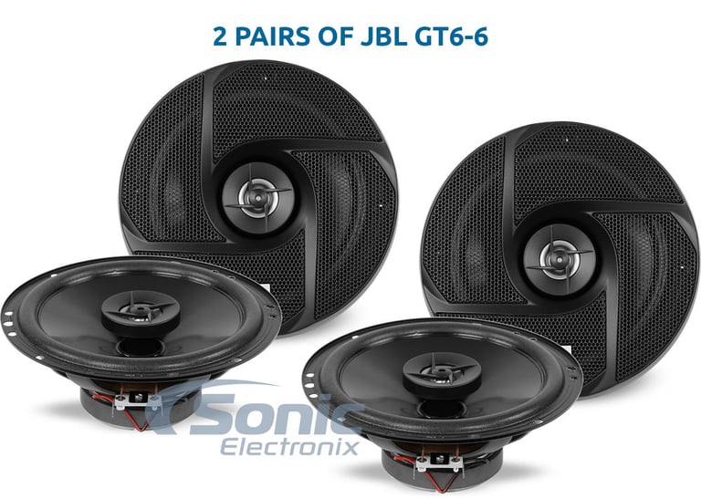 (4 Speakers) JBL GT6-6 - 2 Pairs Image 1