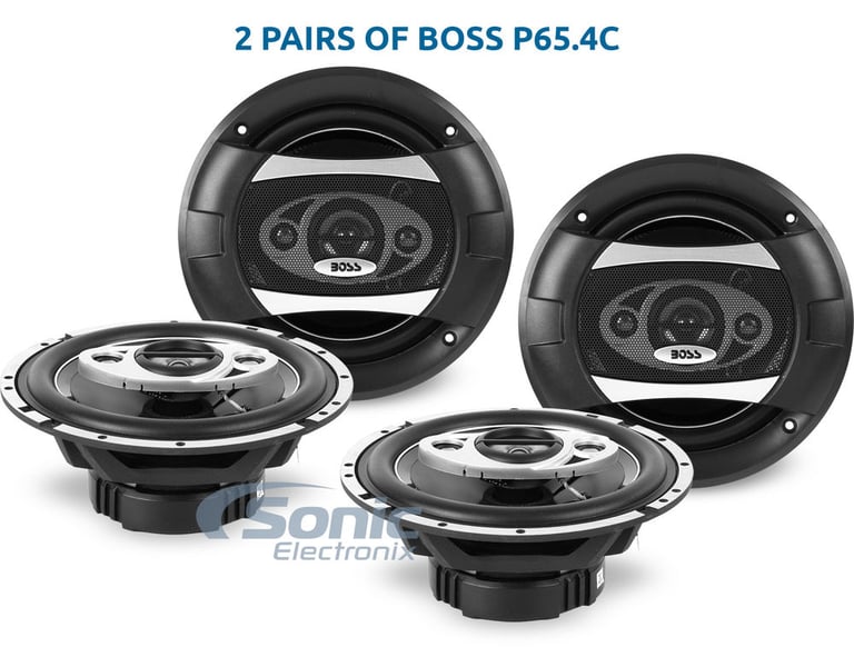 (4 Speakers) Boss P65.4 - 2 Pairs Image 1