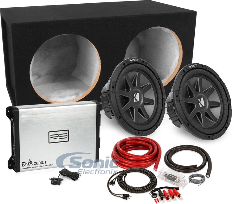 1600W Complete Kicker + RE Audio Bass Package Image 1
